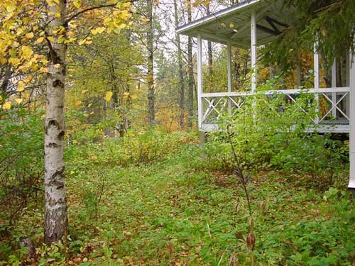 autumn cottages - the fall in your own cottage in south east Finland RUSKA at Penttilä Gardens