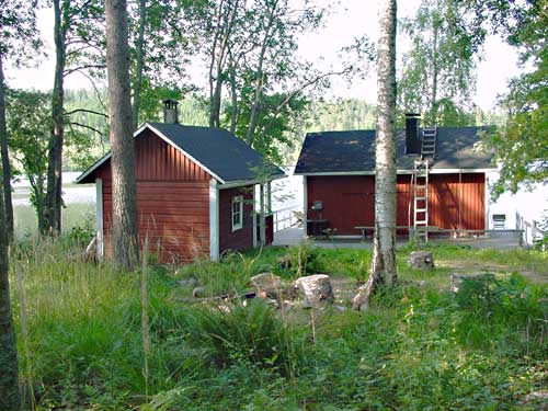 summer cottages in skandinavia - trekking, fishing, swimming and sauna holidays - vacations in your own cottage in south east Finland - a summer home at Penttilä Gardens